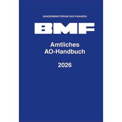 Amtliches AO-Handbuch 2026, Gebundene Ausgabe von , Erich Schmidt Verlag, 978-3-503-24277-1