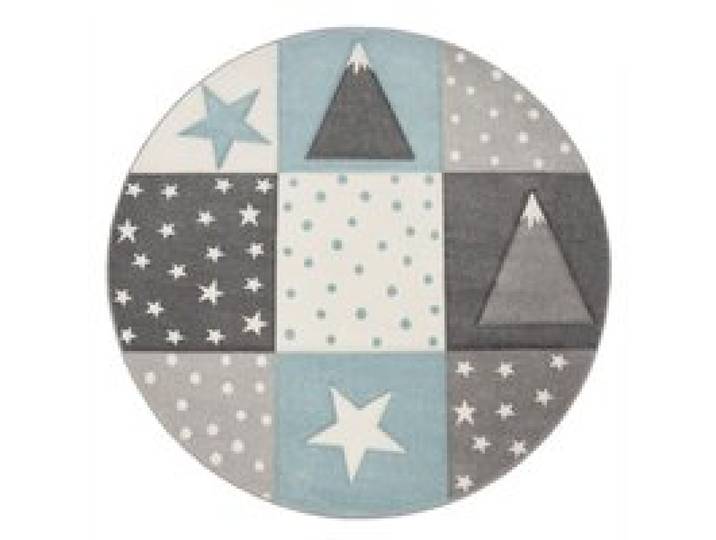 Tapis pour enfants Kosmos bleu 120 cm rond