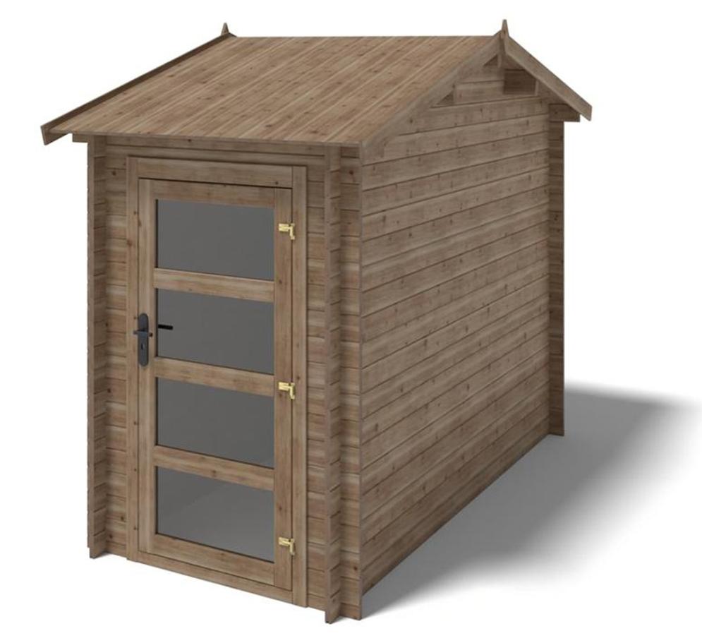 Gartenhaus, Gerätehaus 4.5m2 - 1.5x3m - 28mm - Imprägniert