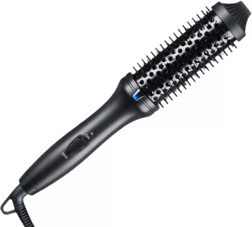 INF Multifunktionale Heißluftbürste EU Stecker: Volumen, Glätten & Locken Haarstyler Schwarz