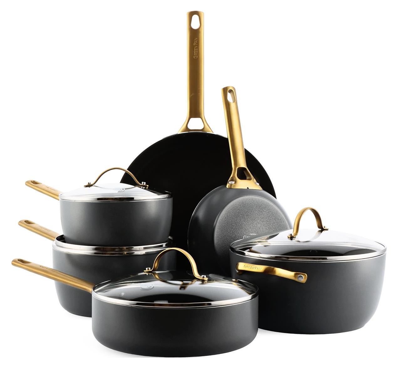 GreenPan Padova Reserve Black 10-delige Pannenset