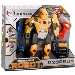 Roboter zum Einschalten von Licht und Geräuschen, Robotik Kit, Gelb