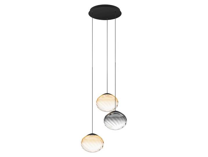 Suspension Pantoja\, noire\, diamètre 52 cm