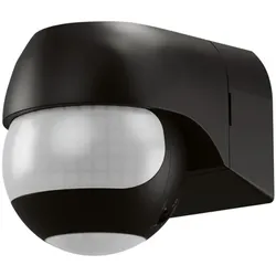 goobay 2-Bereichs-Infrarot-Bewegungsmelder 12 m 600 W schwarz schwarz