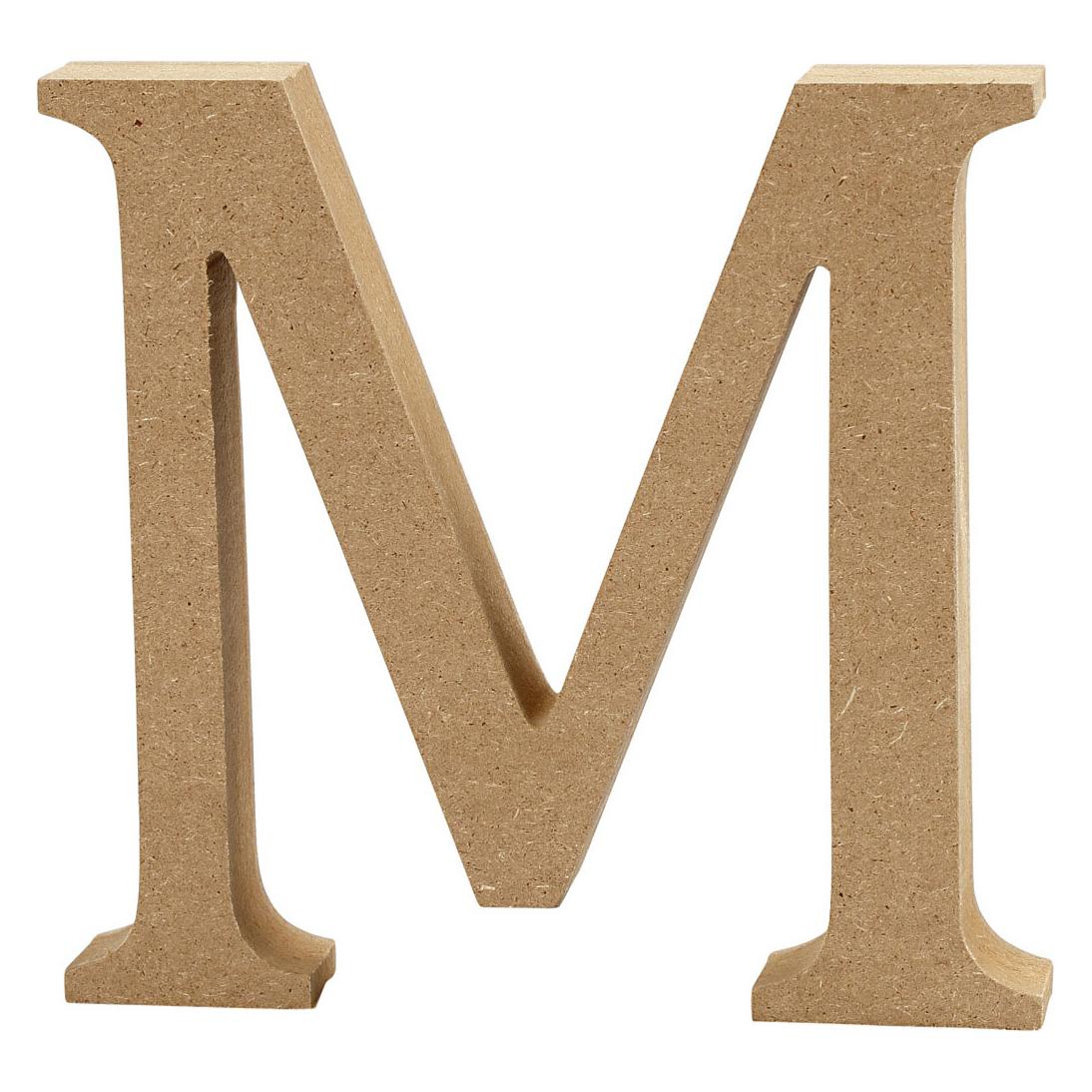 Creativ Company Letter M MDF 8cm, 1st. (5712854003698)