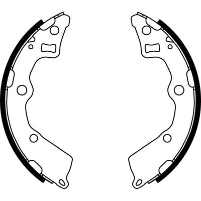 TRW Bremsbackensatz gs8754 für KIA