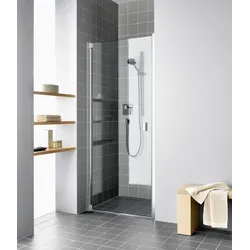 Kermi Pendeltür Raya 1WL 1030x2000, silber mattglanz, ESG Opaco mit KermiClean, RA1WL RA1WL103201YK