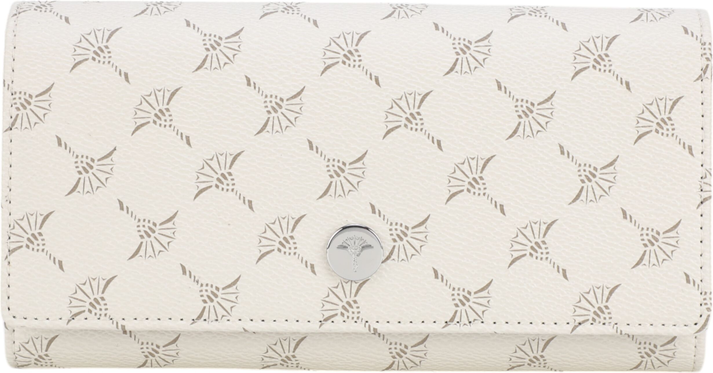 Joop! Geldbörse JOOP "flora 1.0 billie purse lh13f", Damen, weiss (whisper weiß), Lederimitat, Basic, Kleinlederwaren Geldbörse, Damen Portemonnaie, Geldbeutel, Kartenetui mit Druckknopf-Verschluss whisper weiß Einheitsgröße