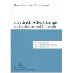 Friedrich Albert Lange als Psychologe und Philosoph, Fachbücher von Herta Mayerhofer, Erich Vanecek