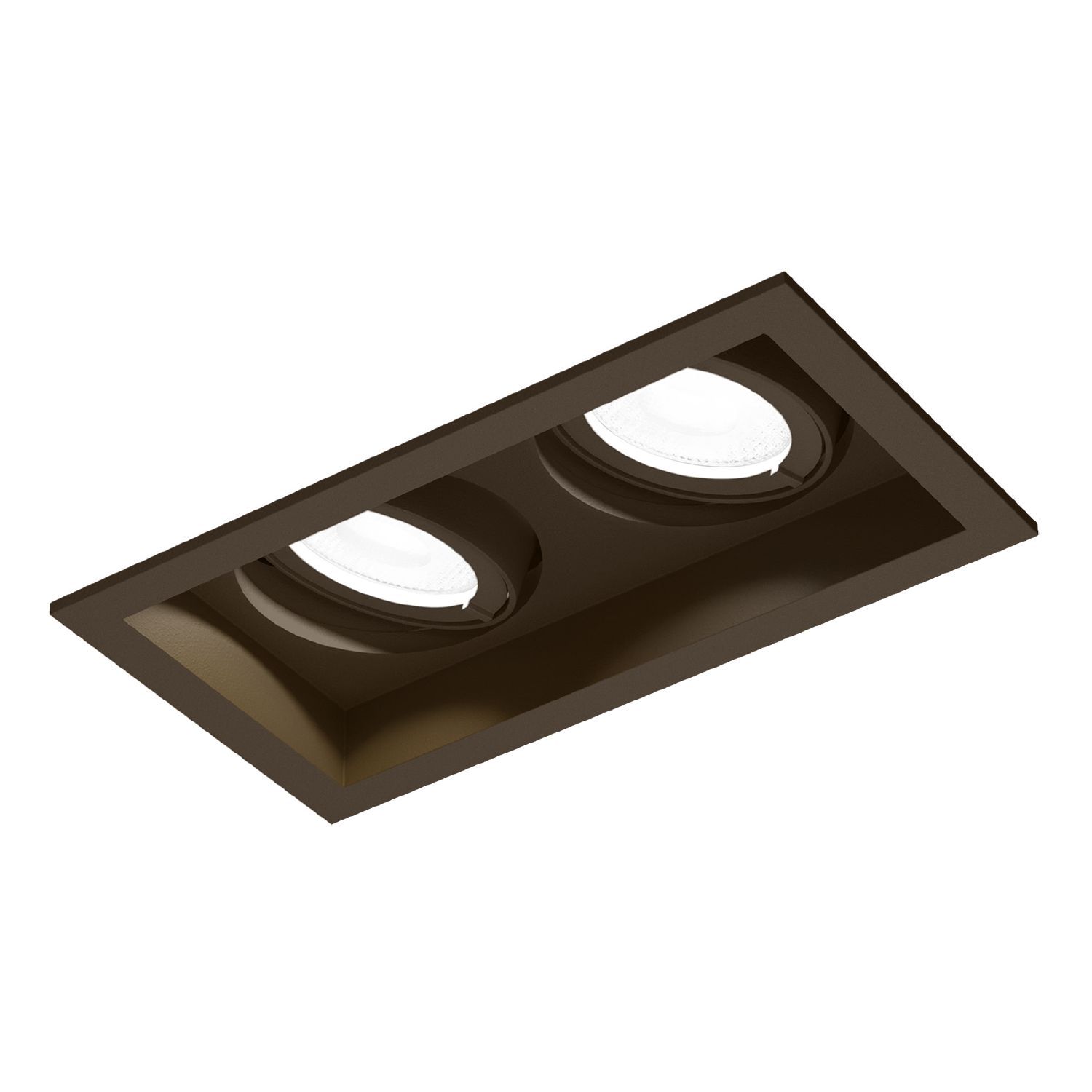 Wever & Ducré 2er-LED-Spot PLANO 2.0 LED Bronze 3000K 118661Q5 5404037301423