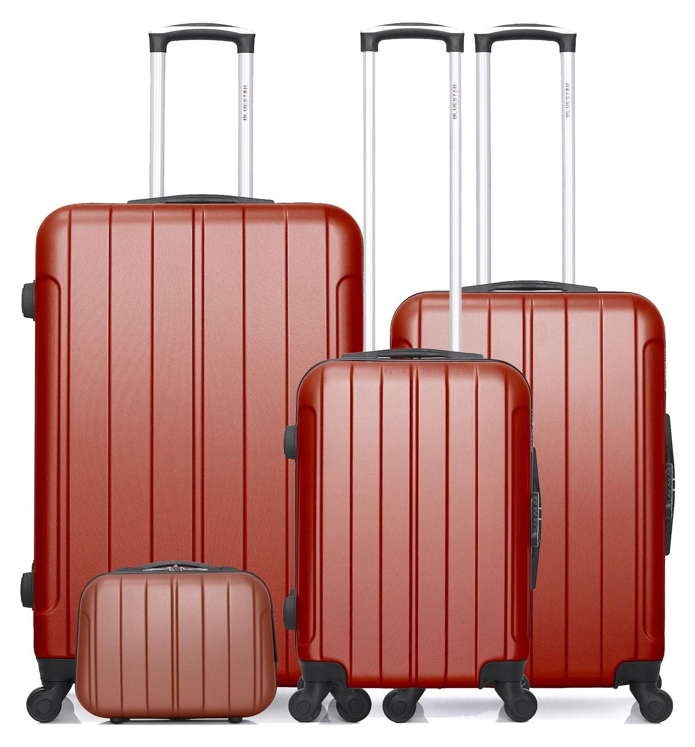 BLUESTAR - 4er-Set NAPOLI-C-Koffer, 75 cm, 4 Rollen