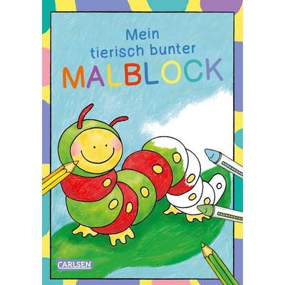 Mein tierisch bunter Malblock, Taschenbuch von , Carlsen, 978-3-551-19273-8