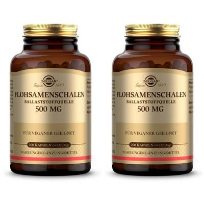 Solgar Flohsamenschalen 500 mg Kapseln 2x 2x200 St