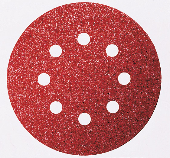 Bosch Schleifblatt C430, 115 mm, 180, 8 Löcher, Klett, 5er-Pack 2608607246
