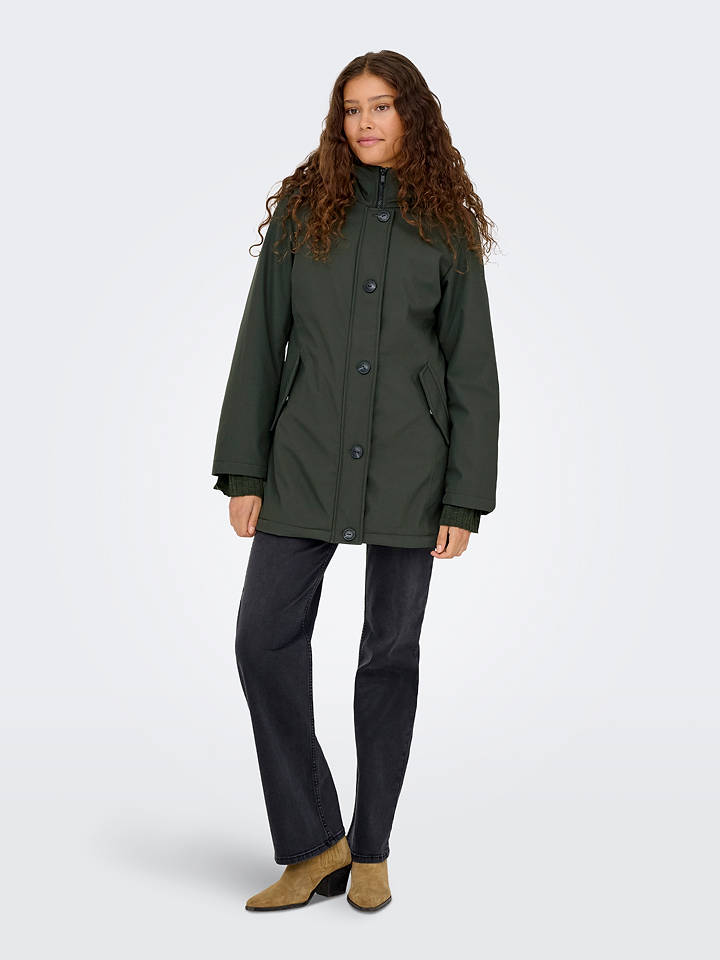 ONLY Daunenparka in Grün - L