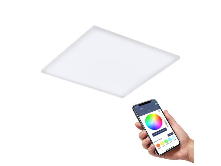 EGLO connect Smart Home Deckenleuchte Connect Turcona-Z, dimmbar, weiß / opal, für Wohn- / Esszimmer, Kunststoff