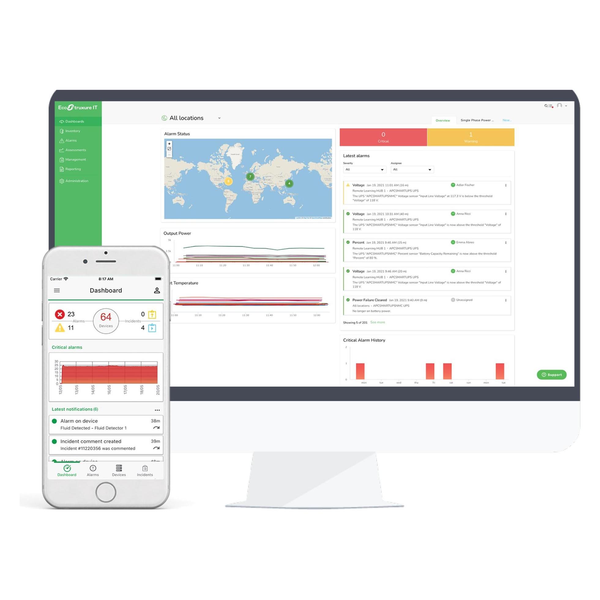 APC EcoStruxure IT Expert Access - Abonnement-Lizenz (1 Monat) (SFTWES100M-DIGI)
