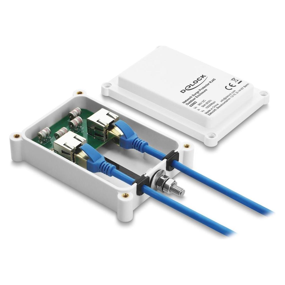 Delock Netzwerk Überspannungsschutz RJ45 Outdoor IP65 (62063)