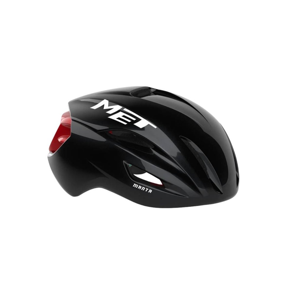 Capacete Met Manta Mips Preto Vermelho, Tamanho M (56-58 cm)