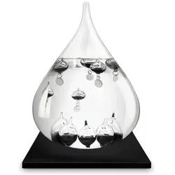 Mikamax XXL Galileo Thermometer, Thermometer + Hygrometer, Transparent