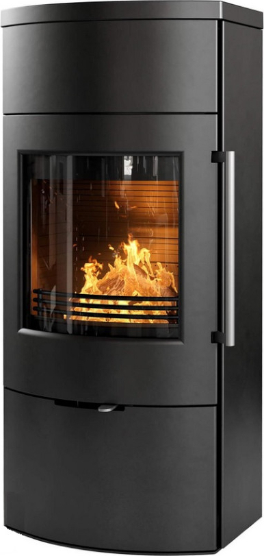 TermaTech | Kaminofen | TT80 | schwarz | 5,5kW | eingebauter Wärmespeicher