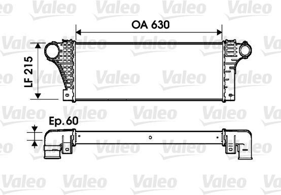 Valeo Ladeluftkühler 817941 Für Iveco