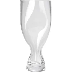 Squeeze Gebogene Vase 34 cm durchsichtig