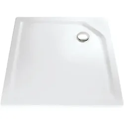 HSK Acryl Quadrat-Duschwanne super-flach 100 x 100 x 3,5 cm, ohne Schürze 525010-weiss