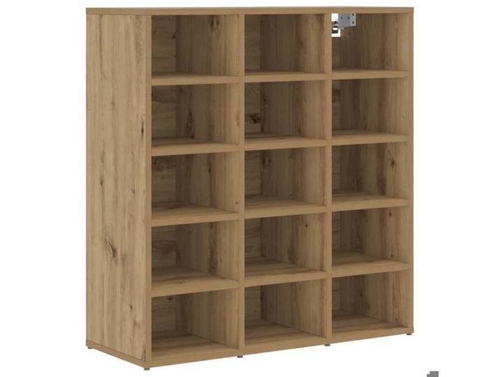 CLARENCE - NEW Cabinet à chaussures - JILL'S - Armoire basse d'Intérieur avec étagère avec stockage chêne artisanal 103x30x51cm 102