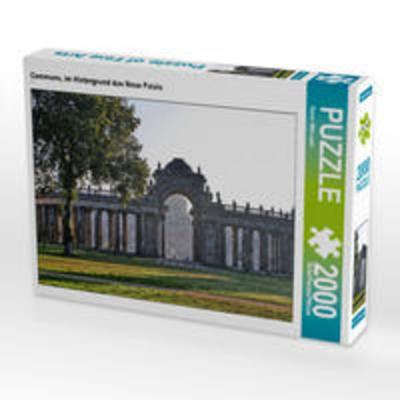 CALVENDO Puzzle Communs, im Hintergrund das Neue Palais | 2000 Teile Lege-Größe 90x67cm Foto-Puzzle für glückliche Stunden