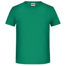 Jungen Basic T-shirt "8008B" - M - irish-green