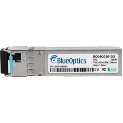 BlueOptics Bidi SFP28 Transceiver 25GBASE-BX-D 10KM, Transceiver, Silber
