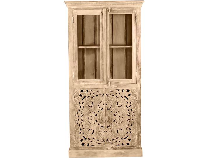 Vitrine Loreno natur Mango B 90 H 180 cm