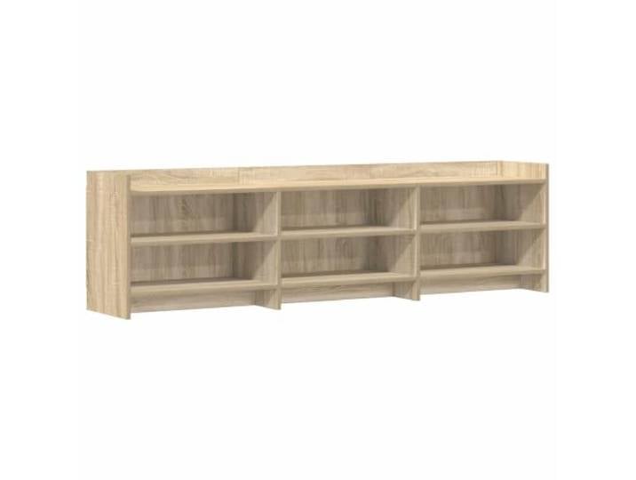 GHVBNMF TV-Schrank Sonoma-Eiche Lowboard 168x33x47 cm TV-Board Großzügiges Lowboard mit 6 offenen Fächern für Mediengeräte im Wohnzimmer und Schlafzimmer.