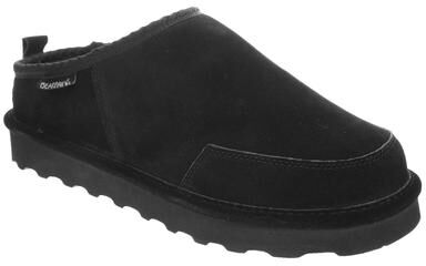 BEARPAW Damian - Mens 8 Black Slipper Medium