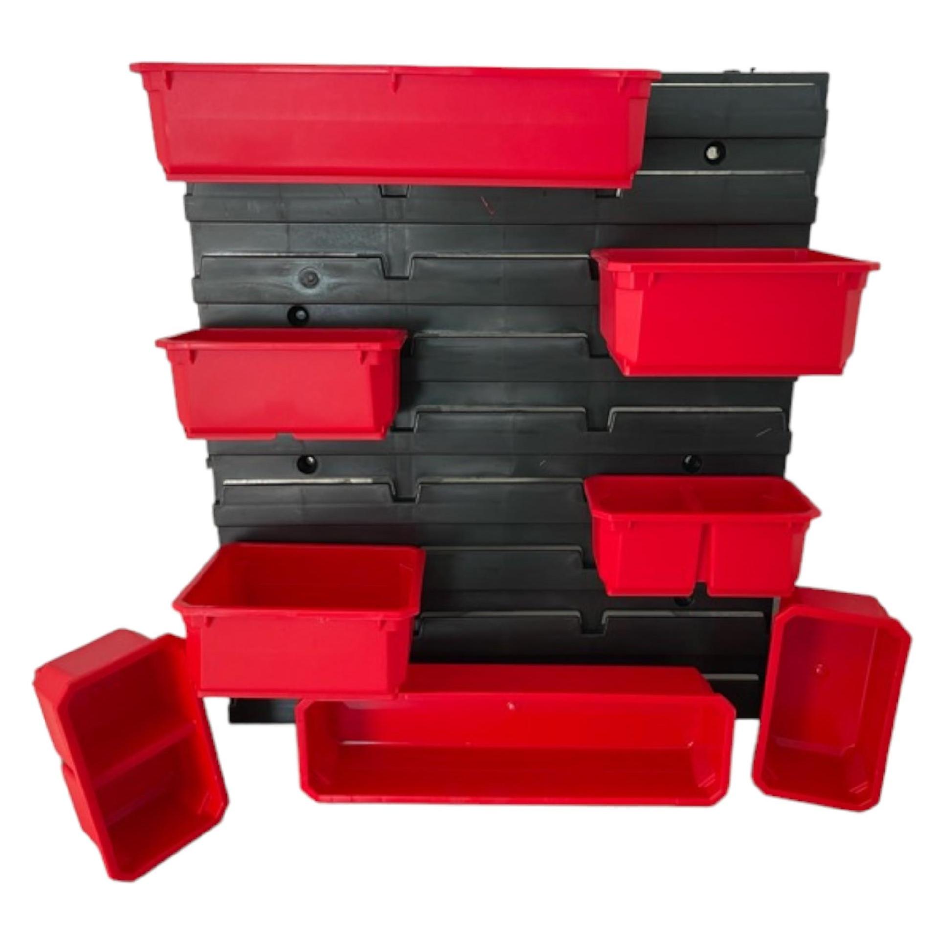 Qbrick System Container Set Nr. 6 Werkstattwand 39 x 35 cm mit 8 Behältern für PRO Organizer 100 / (44846127)