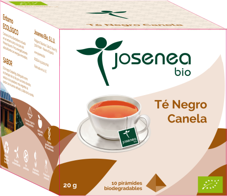 Equisalud Black Cinnamon Tea Bio 10 Enveloped Pyramids