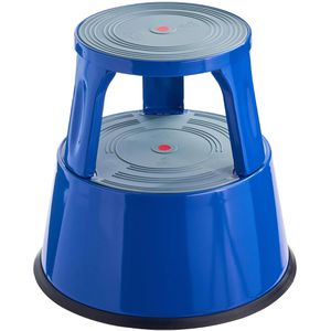 Sprintis Rollhocker THXX000007, aus Metall, Höhe 42cm, Tragkraft 150kg, blau