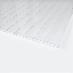 Plexiglas® Doppelstegplatten 16mm Alltop SDP 16/64 Farblos - Acryl 980 x 3500