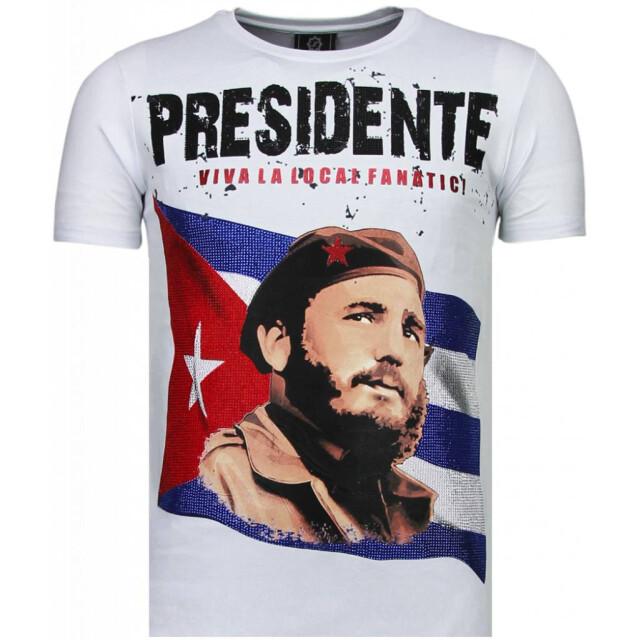 Local Fanatic Presidente rhinestone t-shirt