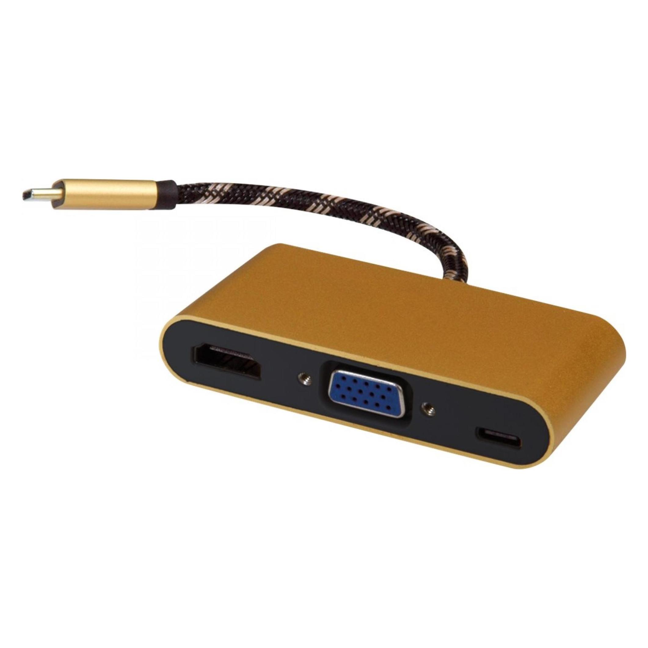 Roline GOLD Display Adapter USB Typ C (VGA) (12.03.3155)