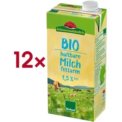 Schwarzwaldmilch LAC Bio H-Milch »fettarme Weidemilch 1,5%« 12 Stück je 1 L