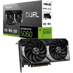 ASUS Dual GeForce RTX 5060 8GB OC Edition GDDR7 Gaming Grafikkarte