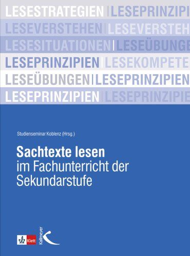 Studienseminar Koblenz - Sachtexte lesen im Fachunterricht der Sekundarstufe - Preis vom 30.09.2026 09:01:18 h