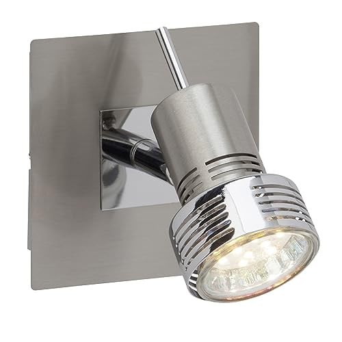 Brilliant Kassandra LED Wandlamp - IJzer/Chroom - Verstelbare lampkop - 1x GU10