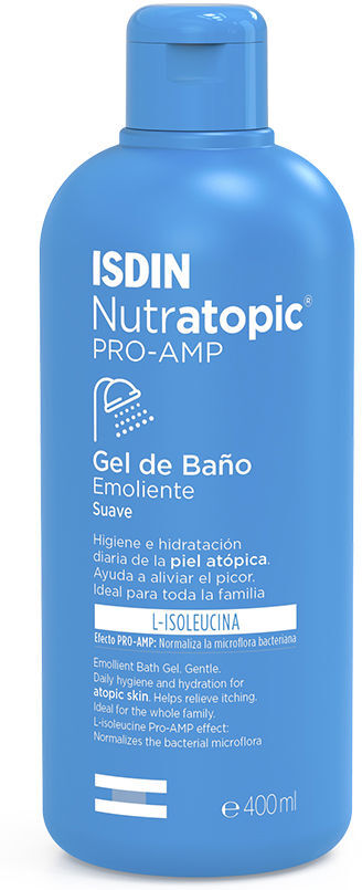 Isdin Nutratopic Pro-AMP gel de baño 400 ml