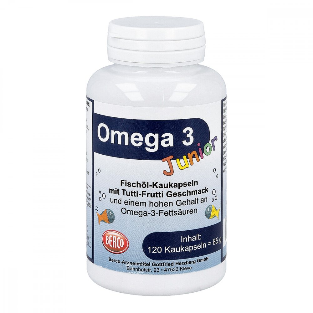 Berco-ARZNEIMITTEL Omega 3 Junior Berco Kaukapseln 10329066