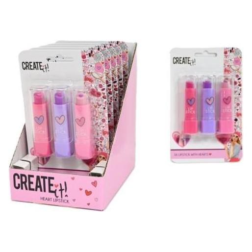Create It! Herz-Lippenstift, 3 Stück. (49936105)