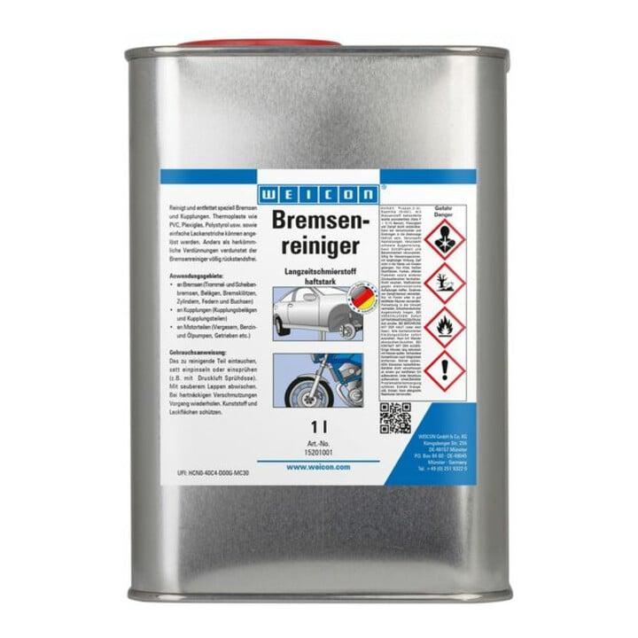 WEICON Bremsenreiniger, Universalreiniger für Kfz-Bereich, 1 L, farblos, transparent (15201001)
