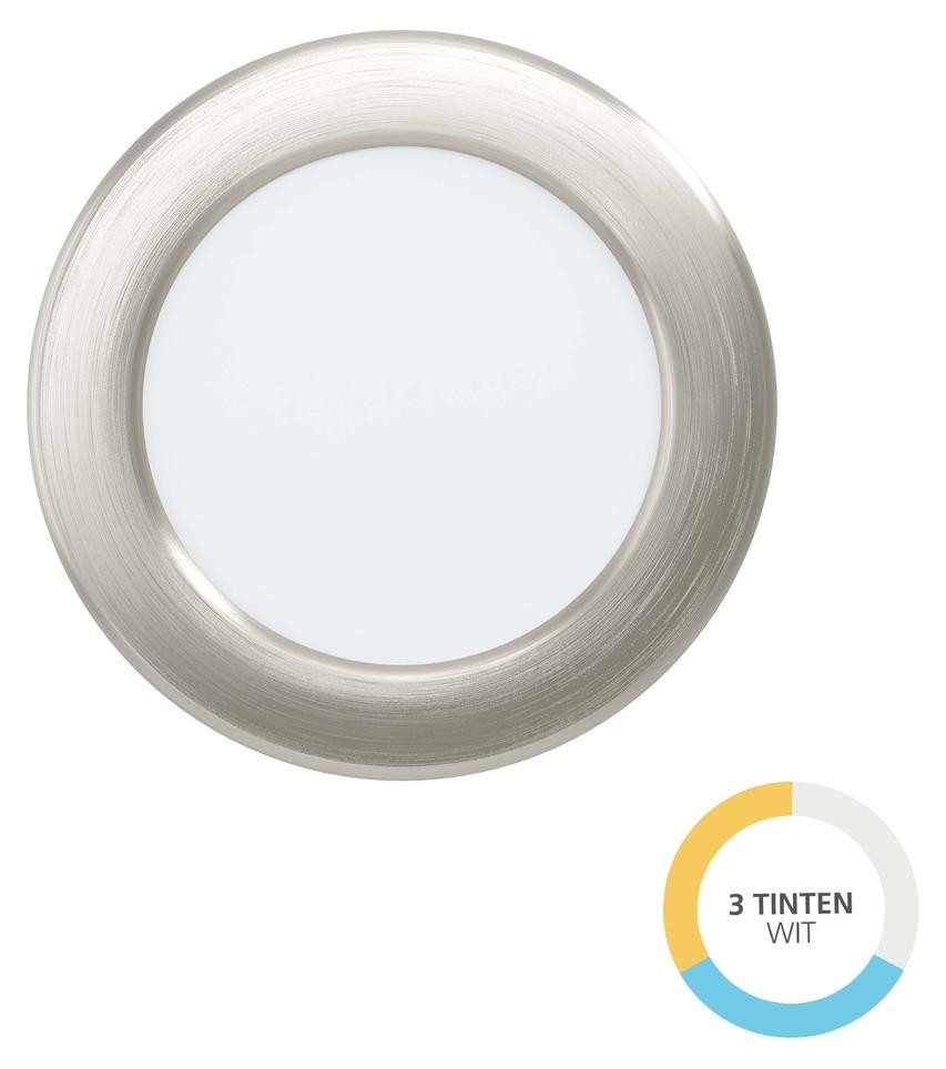 Eglo Inbouw lamp Fueva 6 rond - rvs - Ø 11,9cm